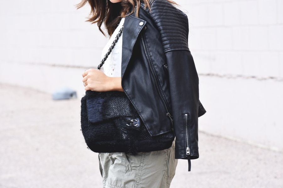 Chanel patchwork jumbo handbag