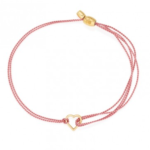 Dark pink heart kindred cord for global fund RED - Alex and Ani kindred cord bracelets by popular Denver fashion blogger Chic Talk