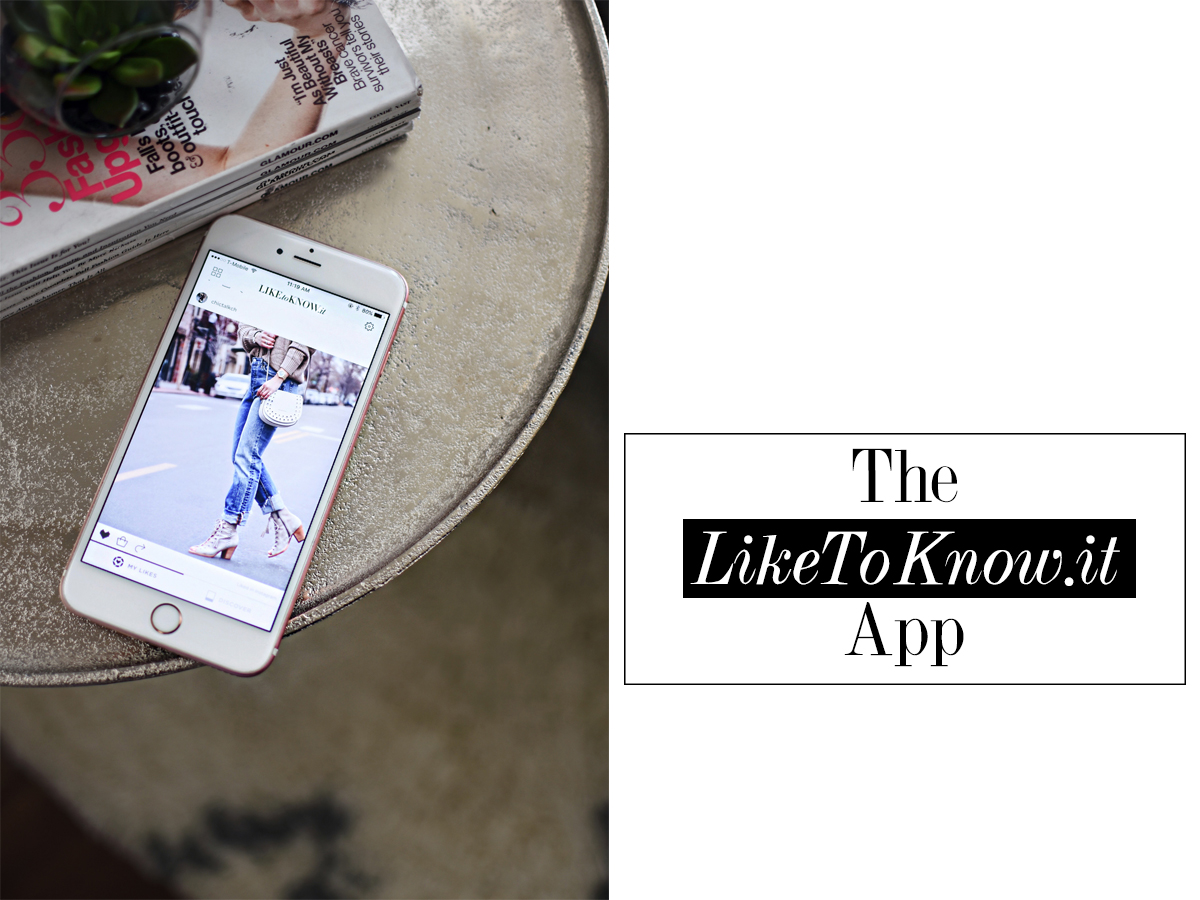 The LikeToKnow.it app 