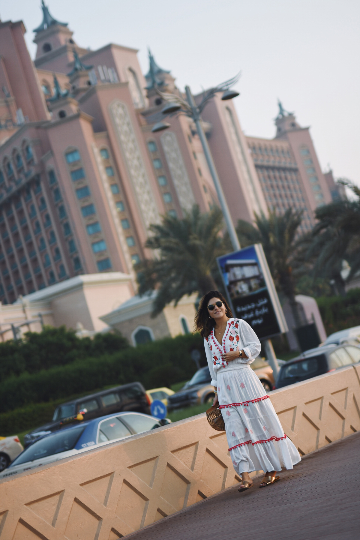 Carolina Hellal of Chic Talk wearing Chicwish in Dubai