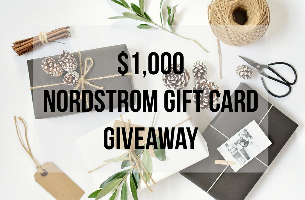 Nordstrom giftcard giveaway 