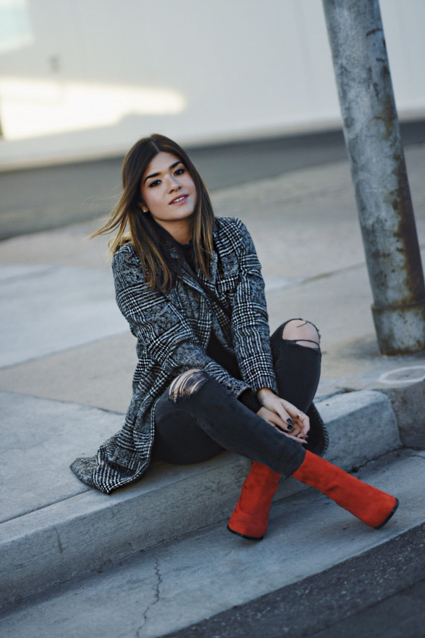 red boots fashion