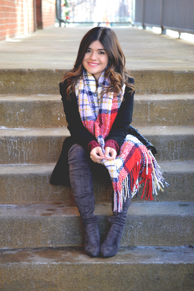 PLAID BLANKET SCARF – CHIC STYLE LINK-UP | CHIC TALK | CHIC TALK