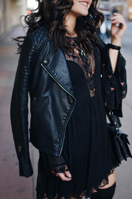 BOHO TOTAL BLACK LOOK CHIC TALK