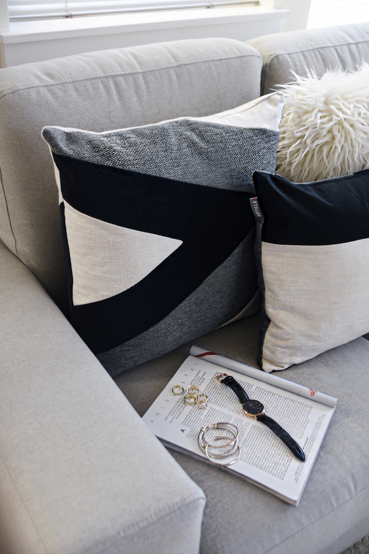 Article Velu pillow collection - CONTEMPORARY HOME DECOR WITH ARTICLE by popular Denver fashion blogger Chic Talk