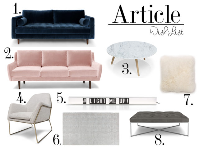 CONTEMPORARY HOME DECOR WITH ARTICLE by popular Denver fashion blogger Chic Talk