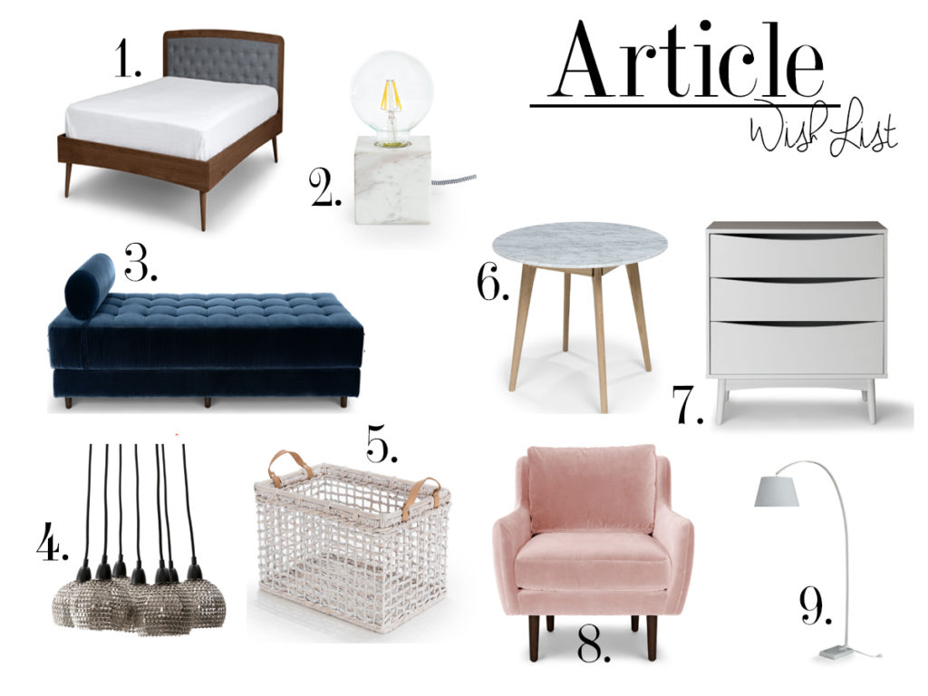 Contemporary Home Decor with Article Home Chic Talk CHIC TALK