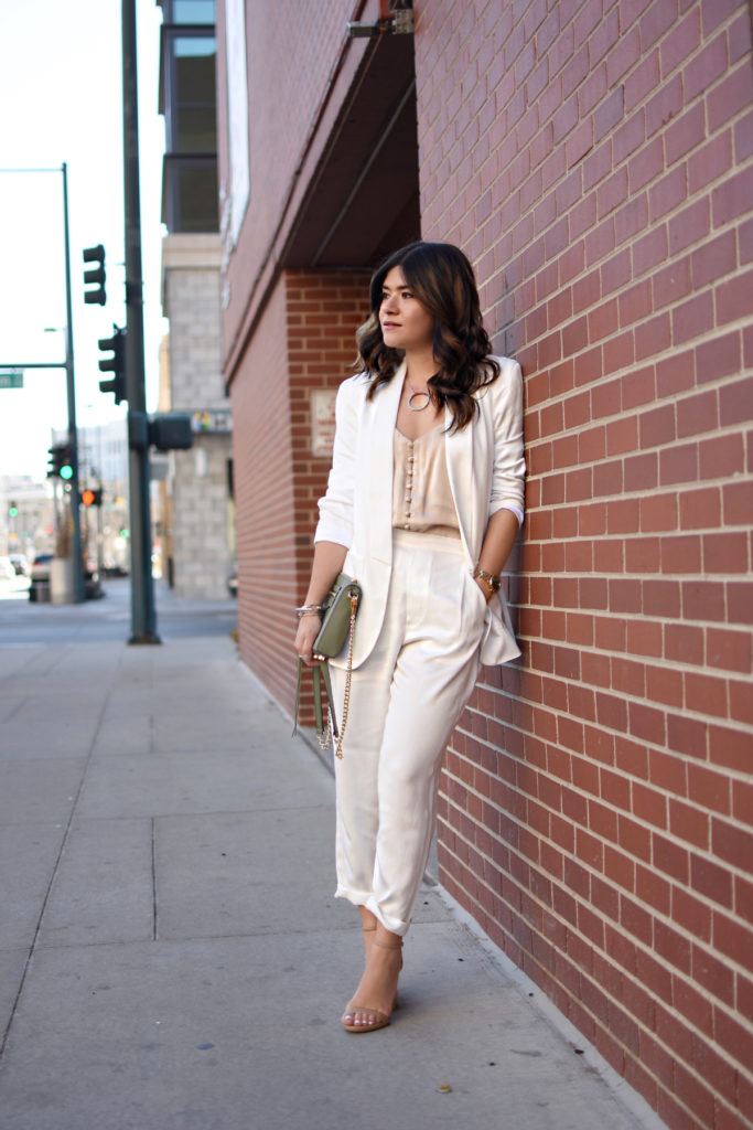 THE WHITE SUIT EVERY WOMAN NEEDS VIA THACKER NYC | CHIC TALK
