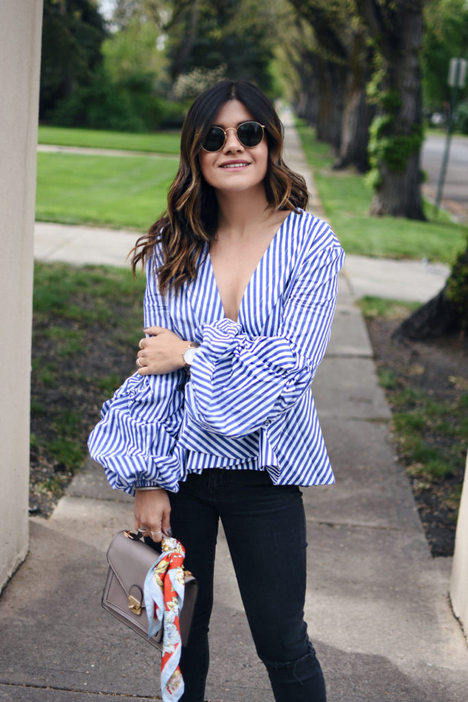 STATEMENT STRIPED TOP | CHIC TALK