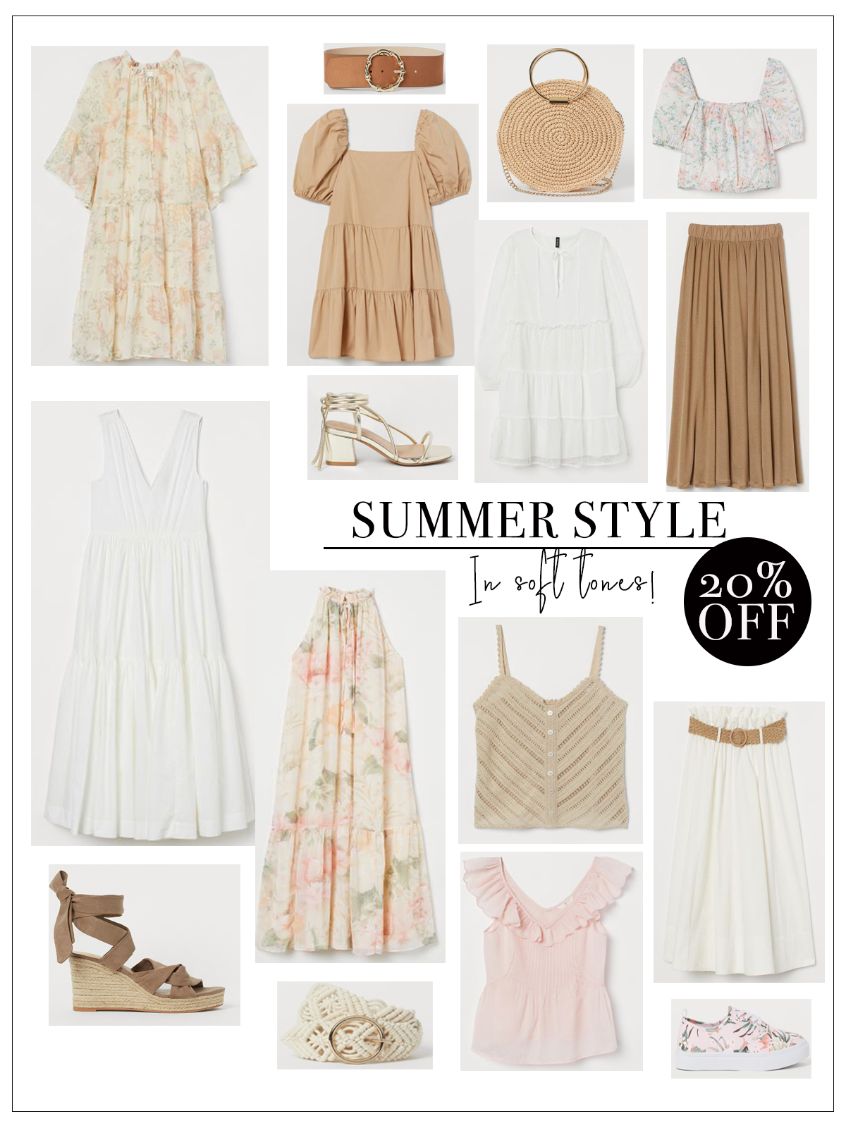 H&M SUMMER STYLE-20% OFF SITEWIDE