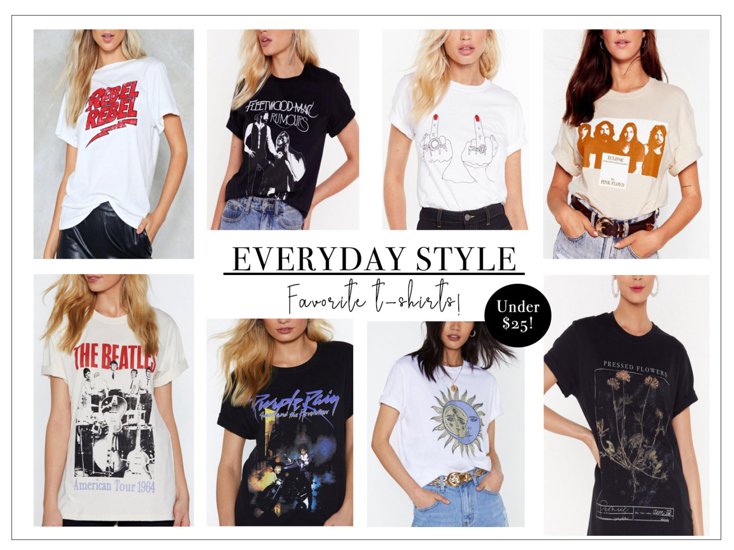 NASTY GAL GRAPHIC T-SHIRTS- MEMORIAL DAY WEEKEND SALES