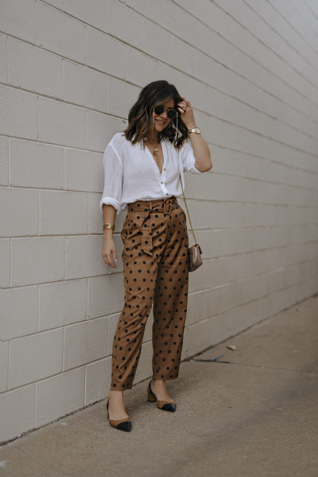 Oversized Polka Dot Pants main image 0