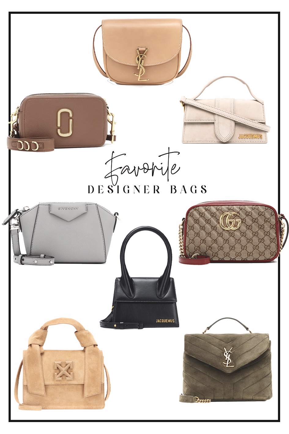 shop on my instagram @emjacquelyn // designer inspired handbags