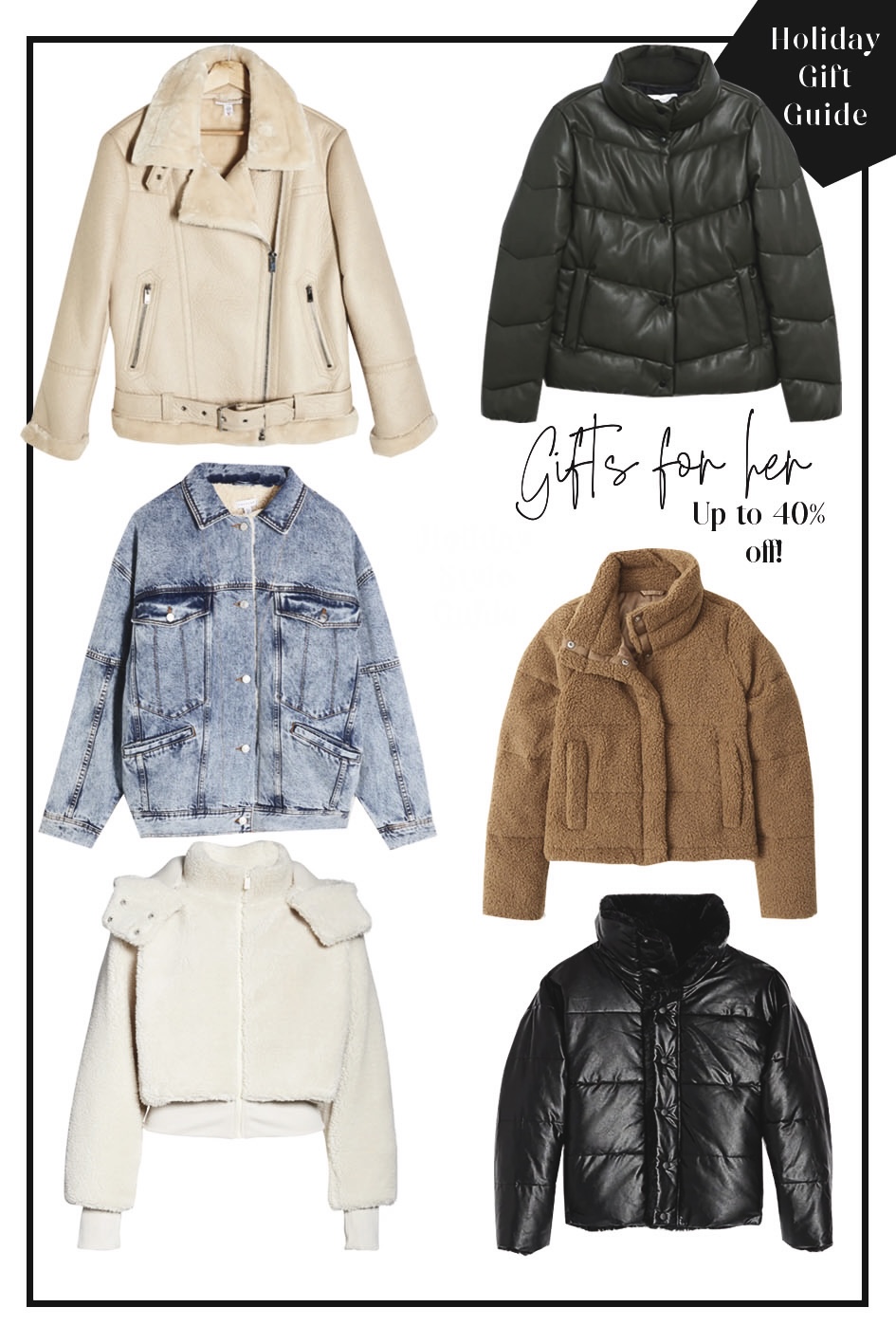 HOLIDAY GIFT FOR HER -JACKETS AND COATS