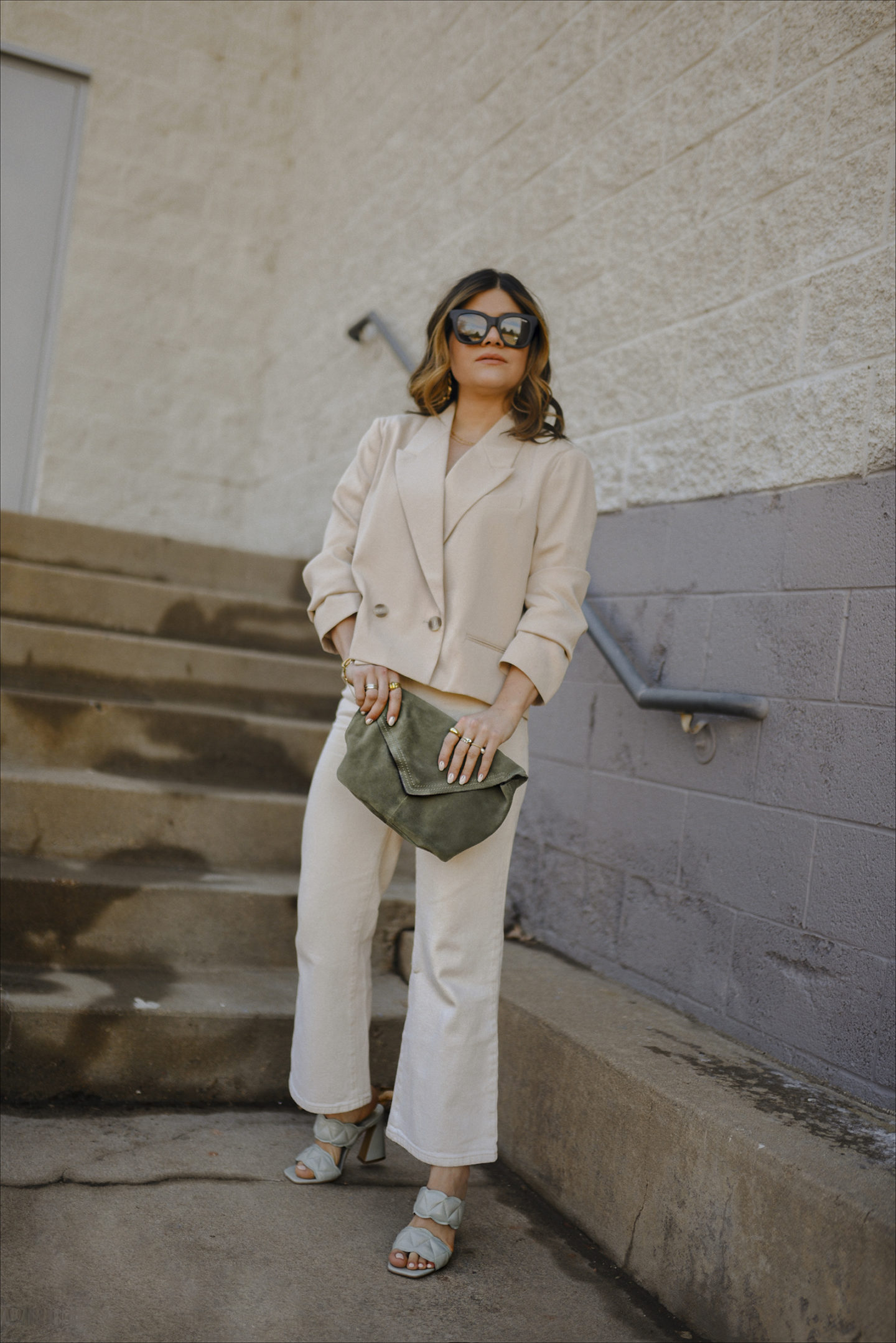 Crop blazer