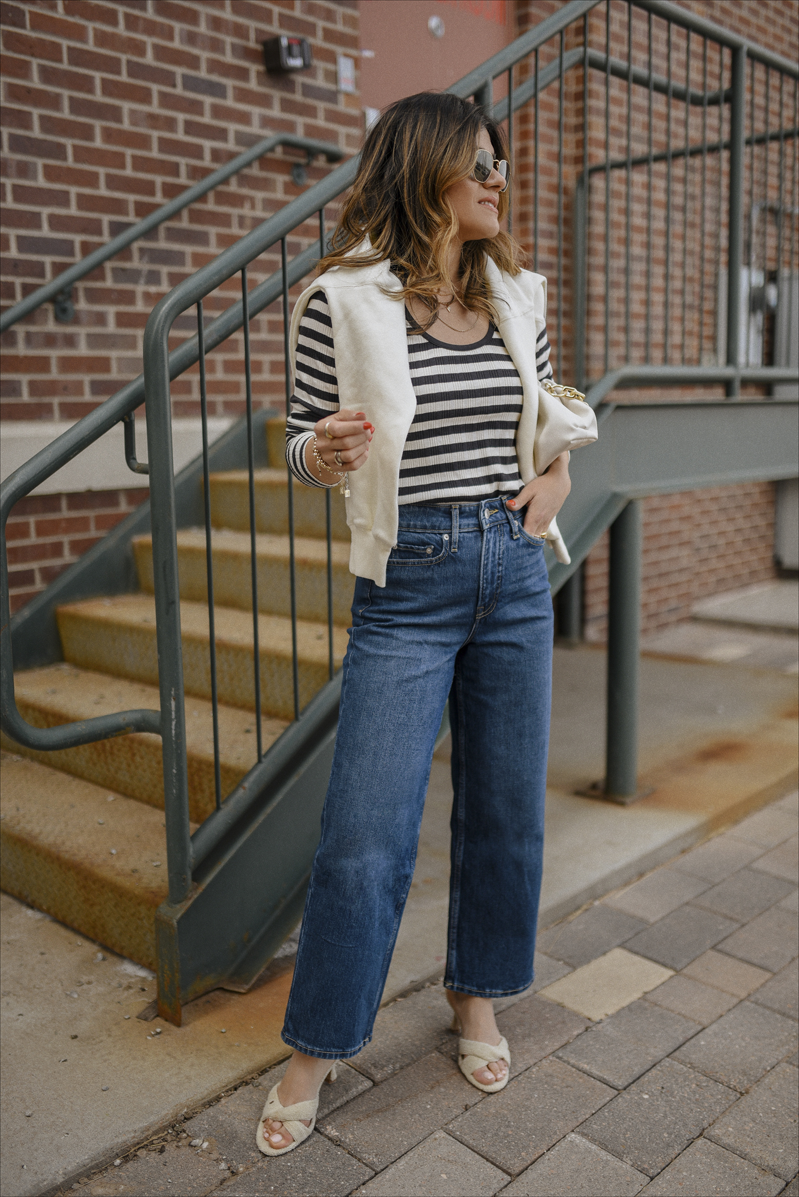 STYLING WIDE LEG JEANS FOR SPRING, CHIC TALK