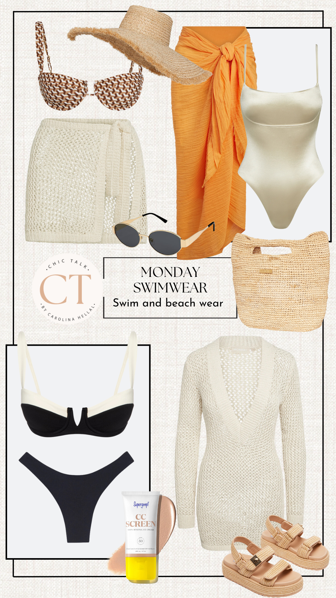 BEACH WEAR VIA MONDAY SWIMWEAR - CHIC TALK