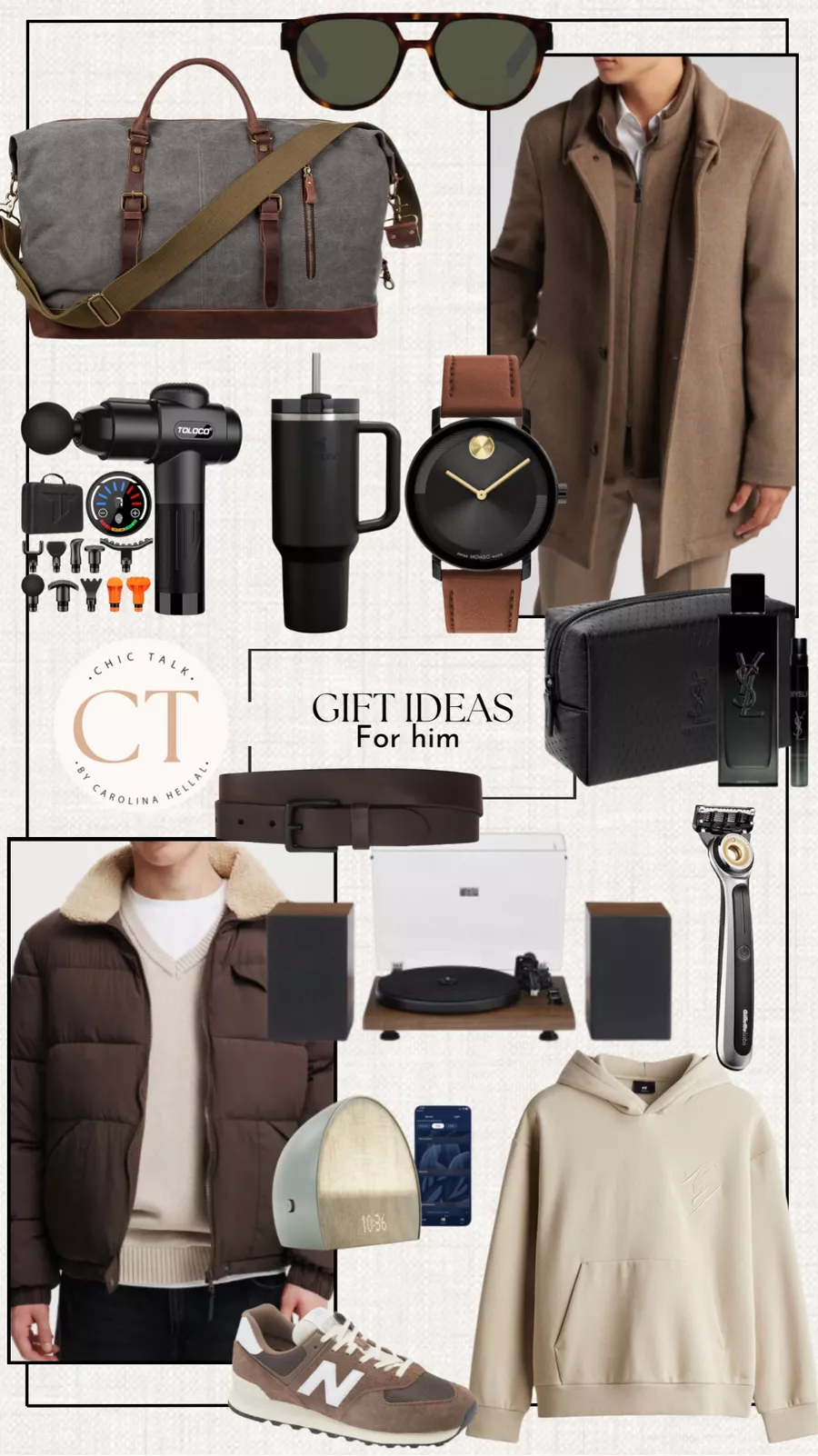 HOLIDAY GIFTS FOR HIM - CHIC TALK